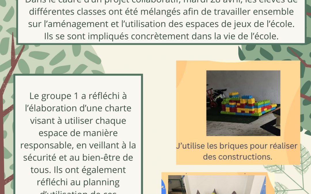Un projet qui bouge dans la cour !